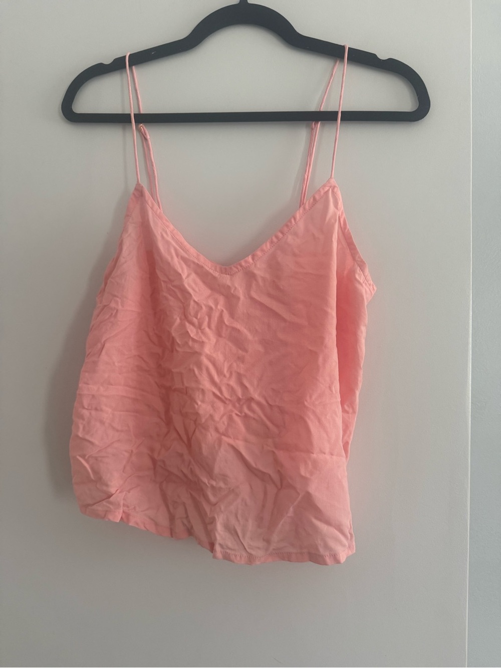 Mai Pink Coral V-Neck Spaghetti Strap Camisole